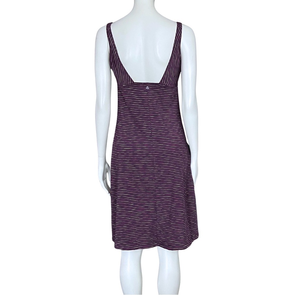 Prana Purple Striped Ivy Tank Athleisure Dress. Small. Gorpcore Gorp Backless - Picture 4 of 13